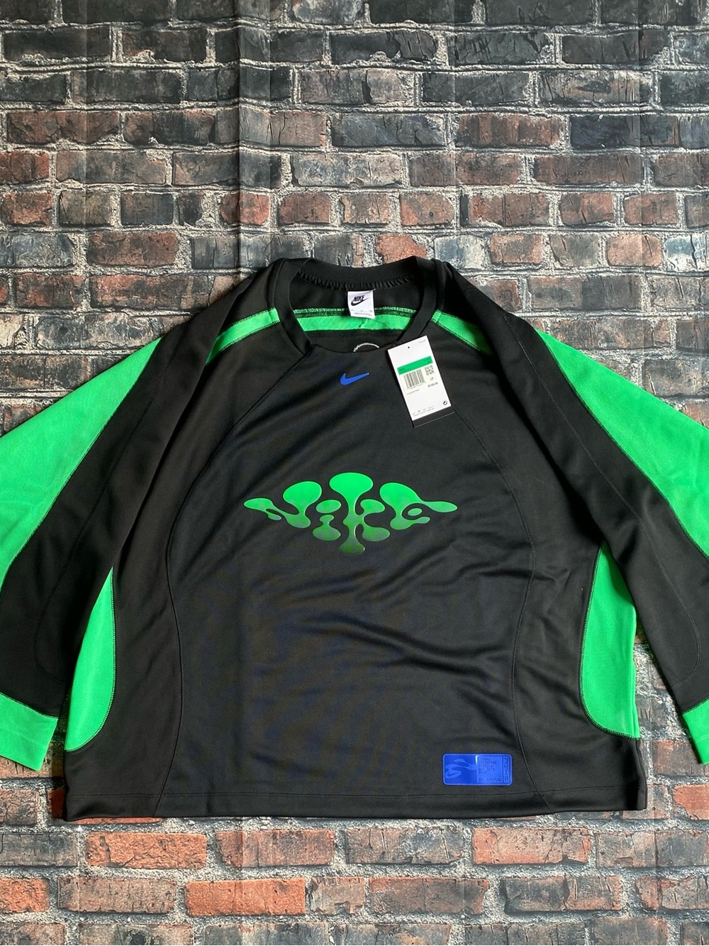 NEW Nike Men's Project F.R.O.G. Long-Sleeve Jelly Jersey Top Black XL - LooseFit